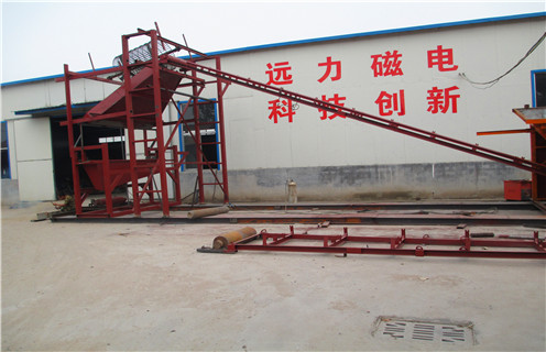 干式磁選機(jī)，上海CTG-7522干選磁選機(jī)_小型鐵礦石上海CTG-7522干選磁選機(jī)_工作原理 _選礦流程