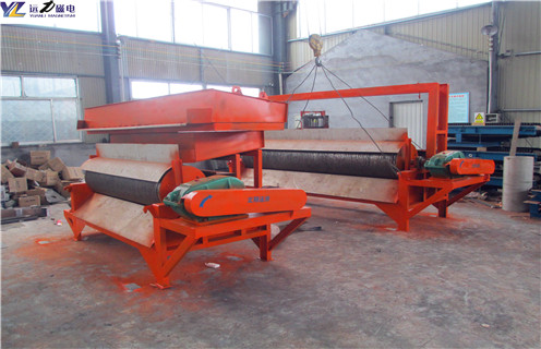 石英砂磁選機，石英砂超強磁磁選機_皮帶工作原理_磁鐵礦石英砂超強磁磁選機廠家