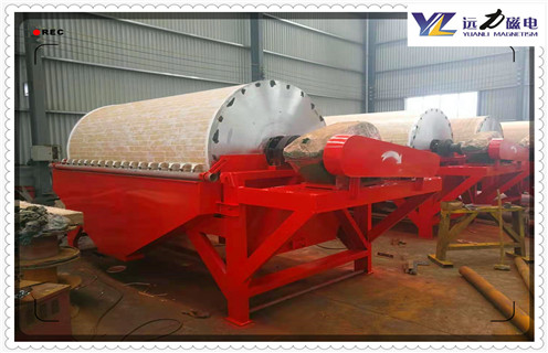 永磁磁選機，寧波干式永磁筒式磁選機_遠力為您講述寧波干式永磁筒式磁選機磁場分布圖