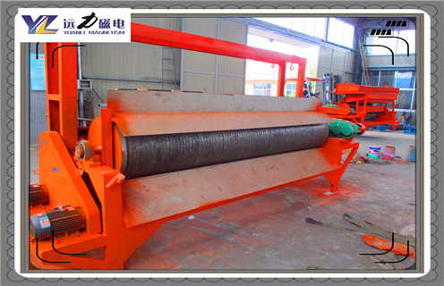 濕式磁選機，遼寧濕式永磁鐵礦磁選機_釩鈦鐵礦遼寧濕式永磁鐵礦磁選機型號參數(shù)及磁場強度