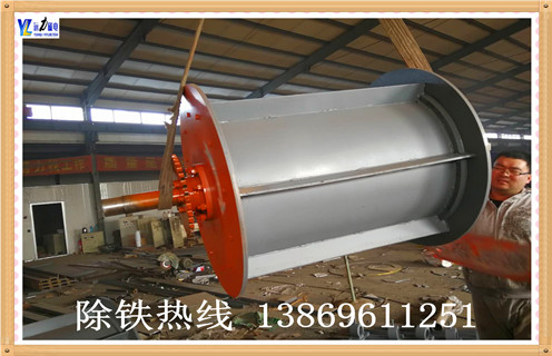 永磁滾筒磁選機(jī)，安徽永磁滾筒磁選機(jī)_安徽永磁滾筒磁選機(jī)結(jié)構(gòu)圖多少錢一臺，安徽永磁滾筒磁選機(jī)磁塊安裝內(nèi)部結(jié)構(gòu)圖