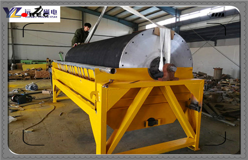 錳礦磁選機的工作原理圖解 錳礦磁選機的工作原理圖解